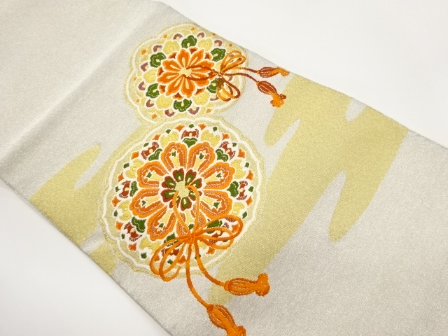JAPANESE NAGOYA OBI / WOVEN MIRRORS